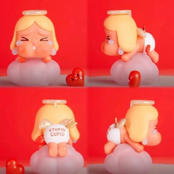 Pop Mart CRYBABY Stupid Cupid Authentic Figure w/ Box & Card - Picture 2 of 5